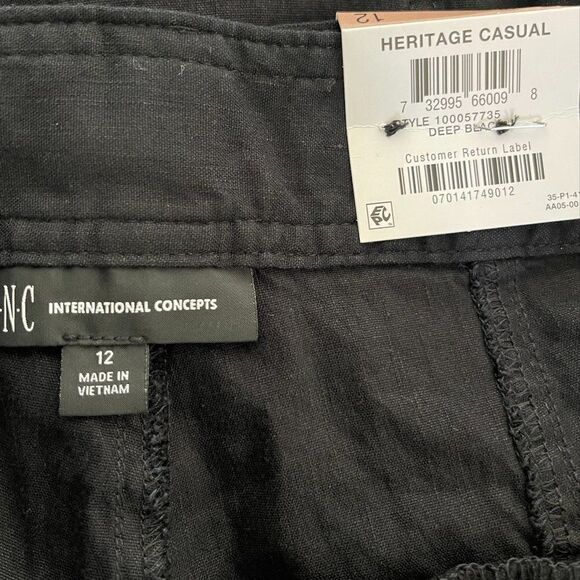 INC Front Tie Wide Leg Pants - Picture 3 of 3